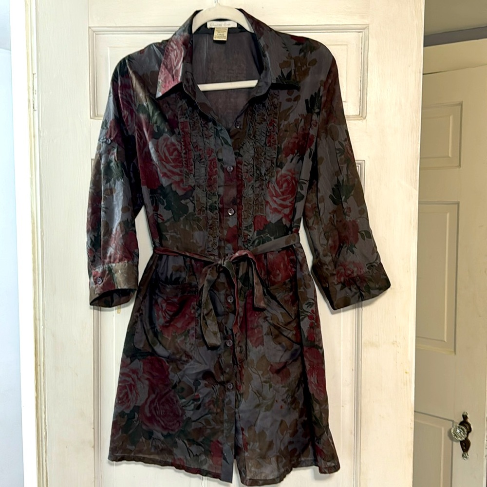 Floral Shirtdress
